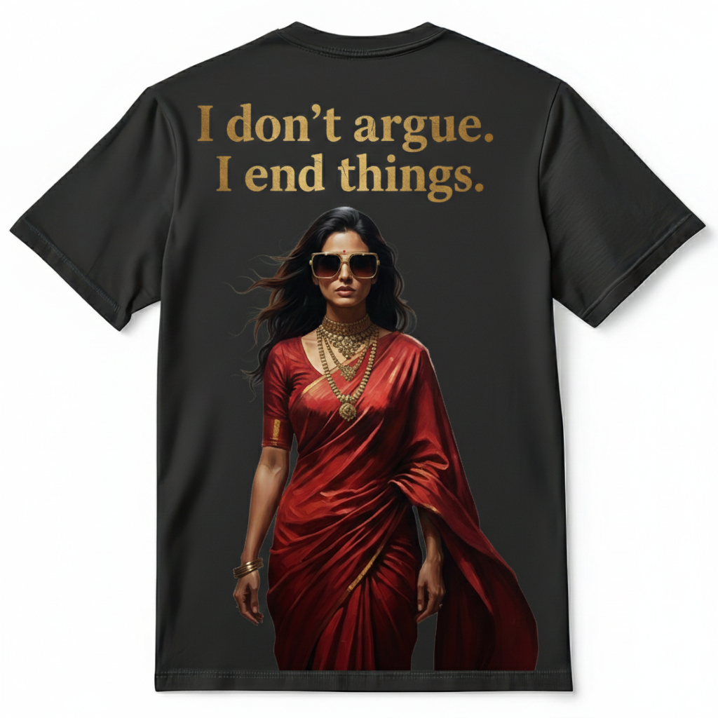 "I End Things" Ruby Saree Graphic Tee