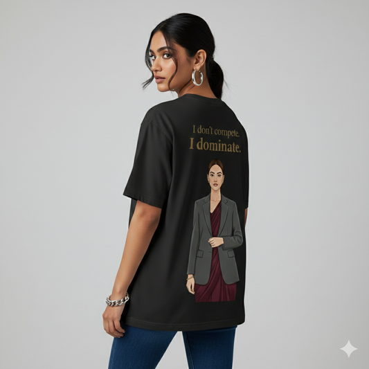 Rebel Royal" Oversized Graphic Tee