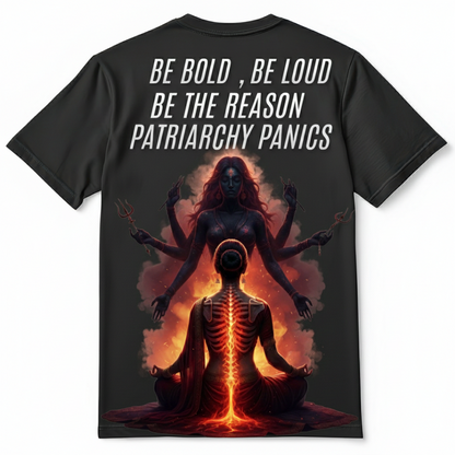 "Uncontrollable" Dark Desi Oversized Tee