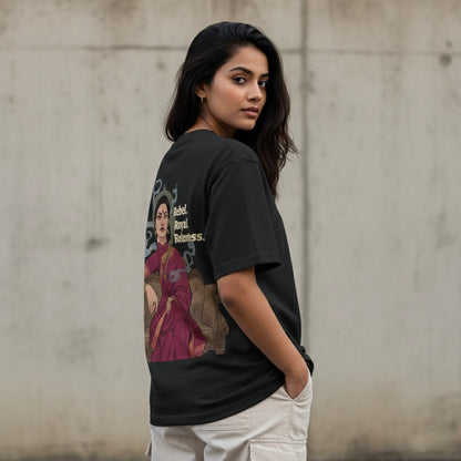 "Rebel Royal" Indian Queen Oversized Tee