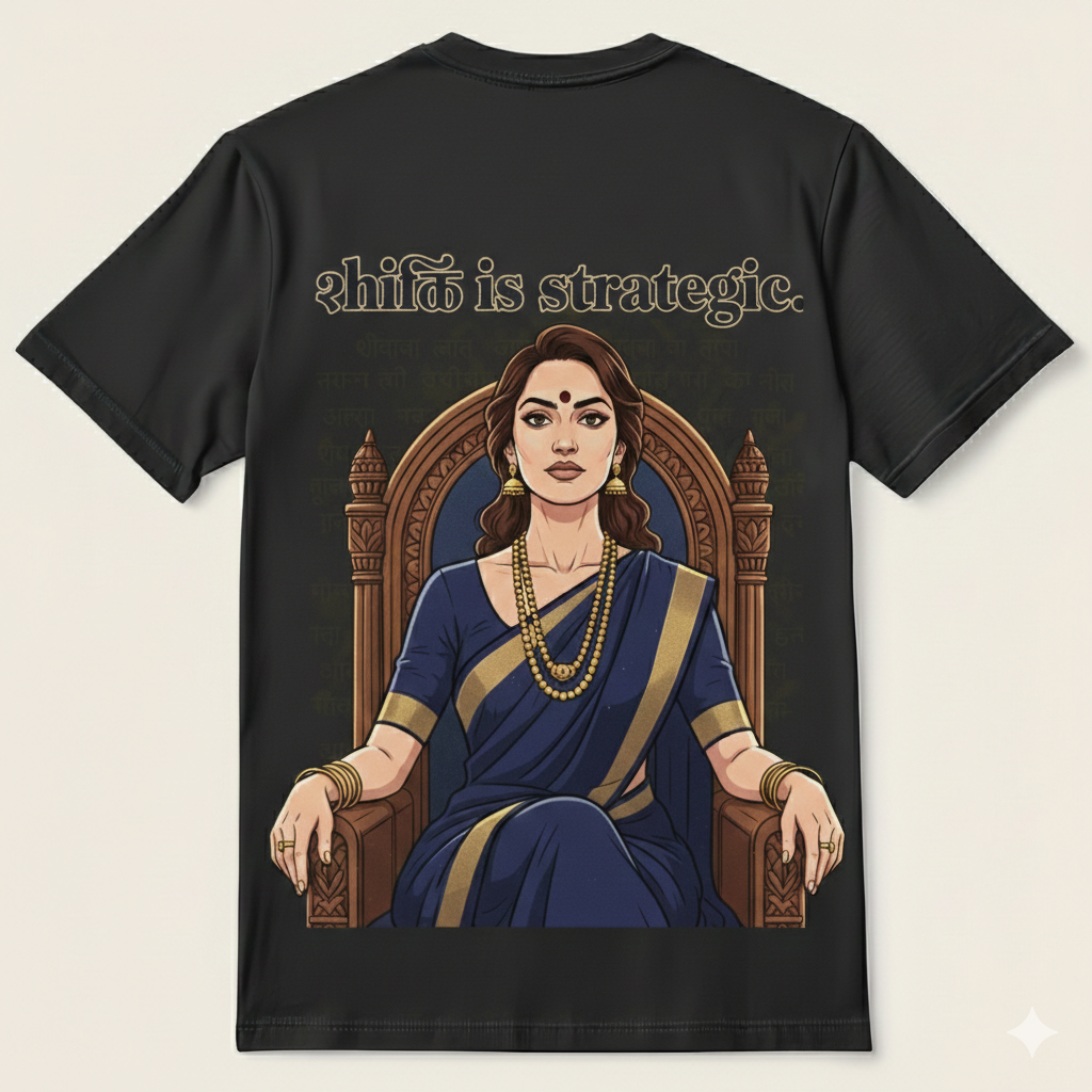 "Shakti is Strategic" Oversized Graphic Tee