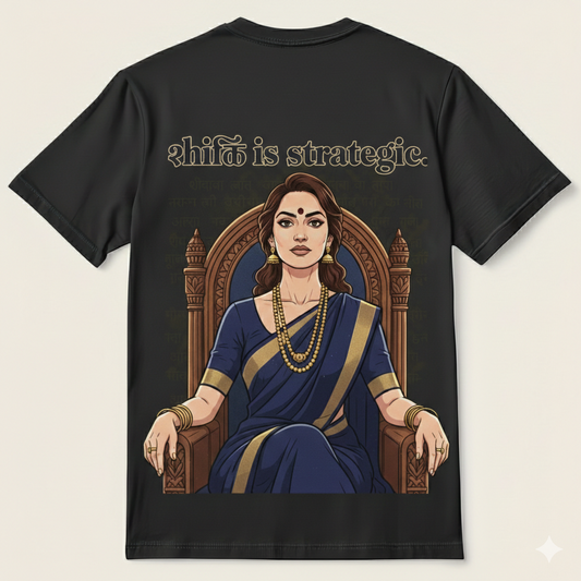 "Shakti is Strategic" Oversized Graphic Tee