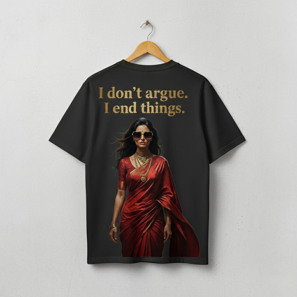 "I End Things" Ruby Saree Graphic Tee