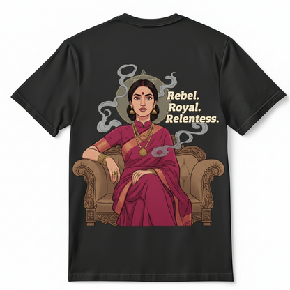 "Rebel Royal" Indian Queen Oversized Tee