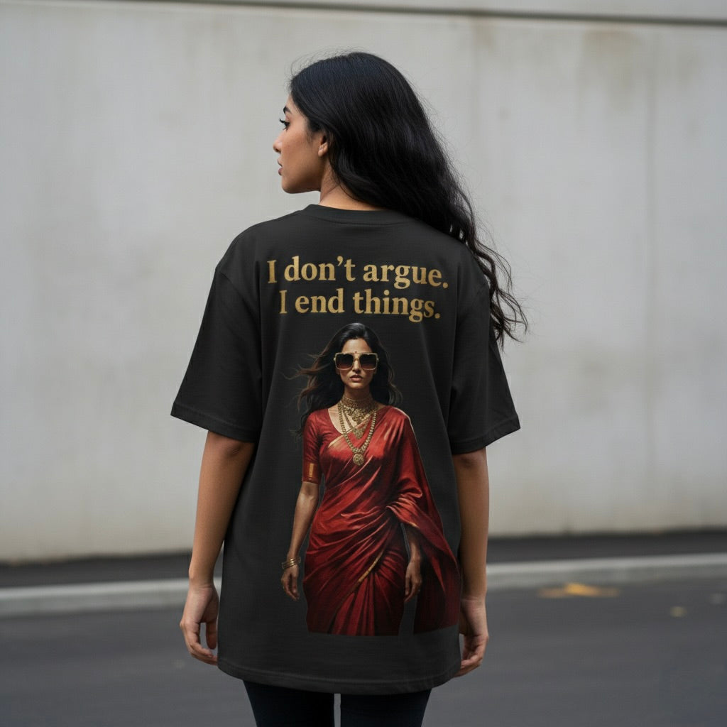 "I End Things" Ruby Saree Graphic Tee