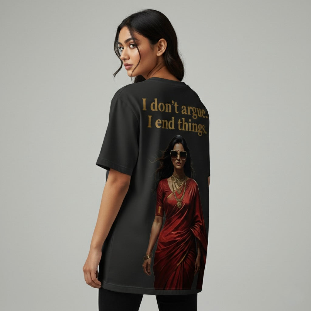 "I End Things" Ruby Saree Graphic Tee