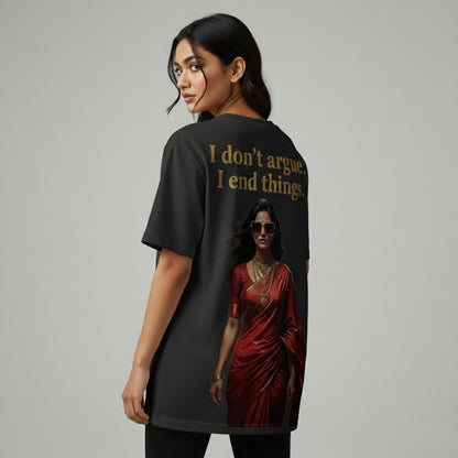 "I End Things" Ruby Saree Graphic Tee
