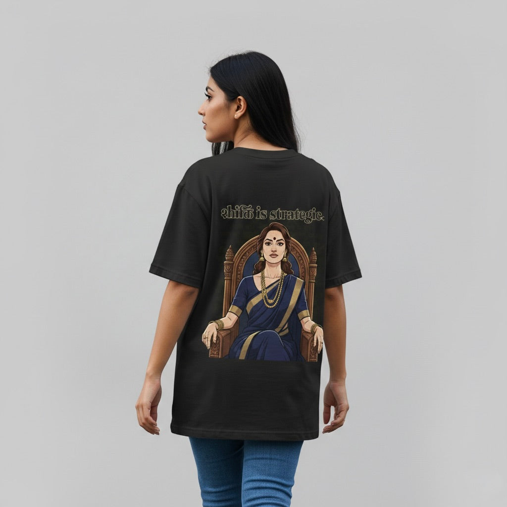 "Shakti is Strategic" Oversized Graphic Tee
