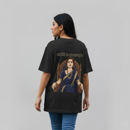 "Shakti is Strategic" Oversized Graphic Tee