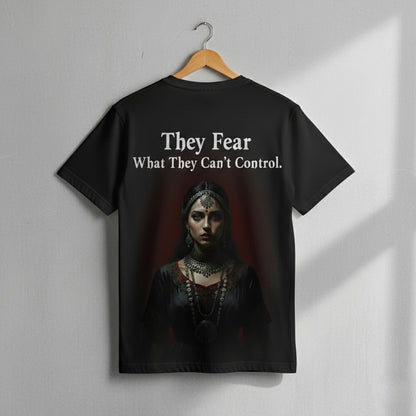 Desi Gothic: "Uncontrollable" Oversized Tee