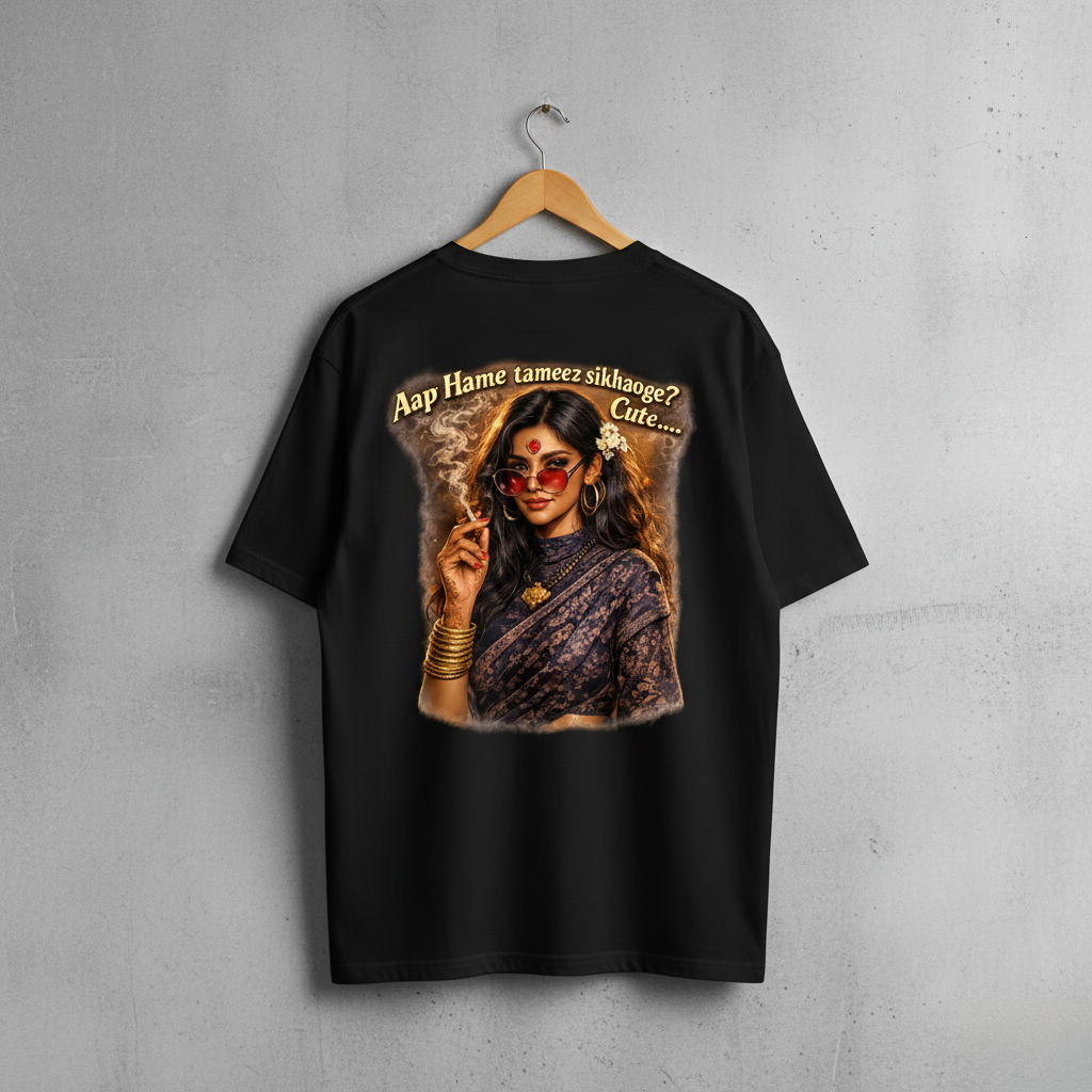 "Desi Attitude" Oversized Streetwear Series